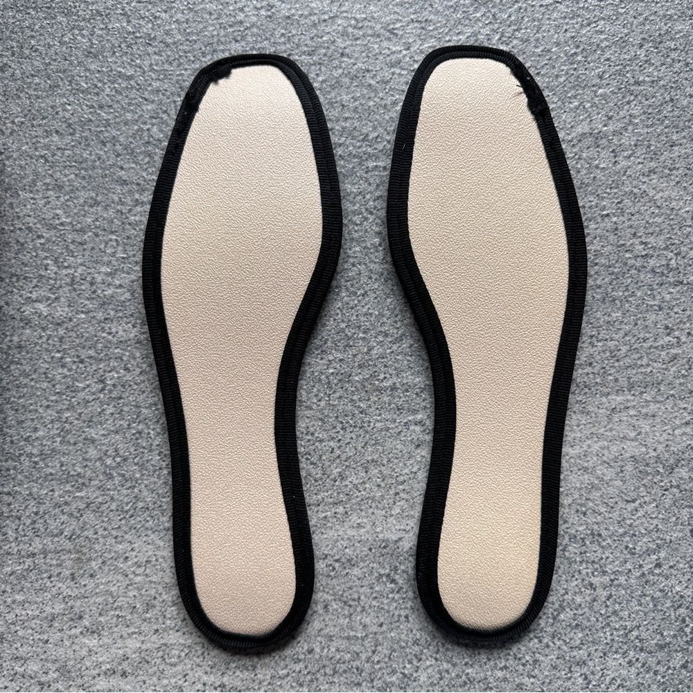 EUC Lucky "Daneric" Black Slip‑On Ballet Flat Square Toe Washable Travel Shoe 7 - Picture 9 of 13